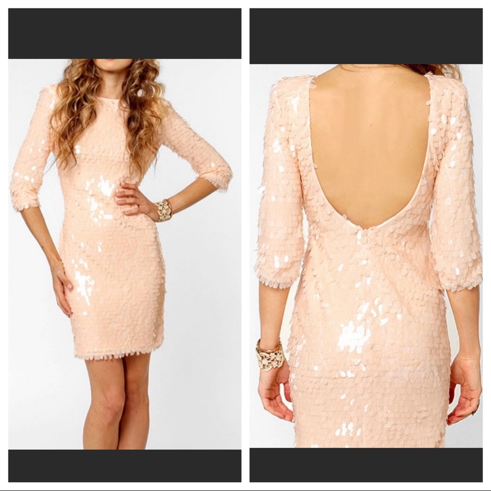 Blaque Label Angel Kisses Blush Sequin Dre…